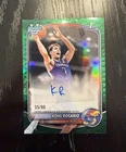 2025-26 Bowman Basketball Kohl Rosario 1st Green Reptilian  Auto /99 KANSAS