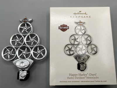 Hallmark Happy Harley Days Harley-Davidson Motorcycles Harley Tree MIB 2011