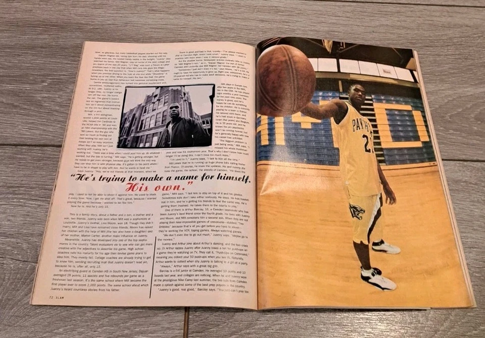 Póster de la revista Slam Allen Iverson marzo 1999 Dr. J Foto 4 de 4