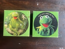 Mini Jigsaw puzzles Kermit Vintage . 7 Inch Diameter Springbok See Details