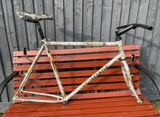 Retro 1990 Carrera Quattro Comp GT Deore XT 22” Frame & Forks + Stem / BB etc…