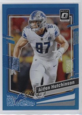2023 Panini Donruss Optic Aqua Prizm 153/299 Aidan Hutchinson #58 1dl2