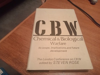 Steven Rose (ed.) -CRW Chemical and Biological Warfare hardcover dustjacket 1968