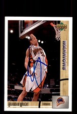 Signed Basketball Card Auto Brandan Wright 2008-09 Upper Deck Lineage #195
