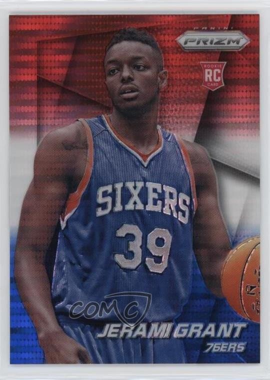 2014-15 Panini Prizm Red White & Blue Pulsar Jerami Grant #282 Rookie RC 0wg1