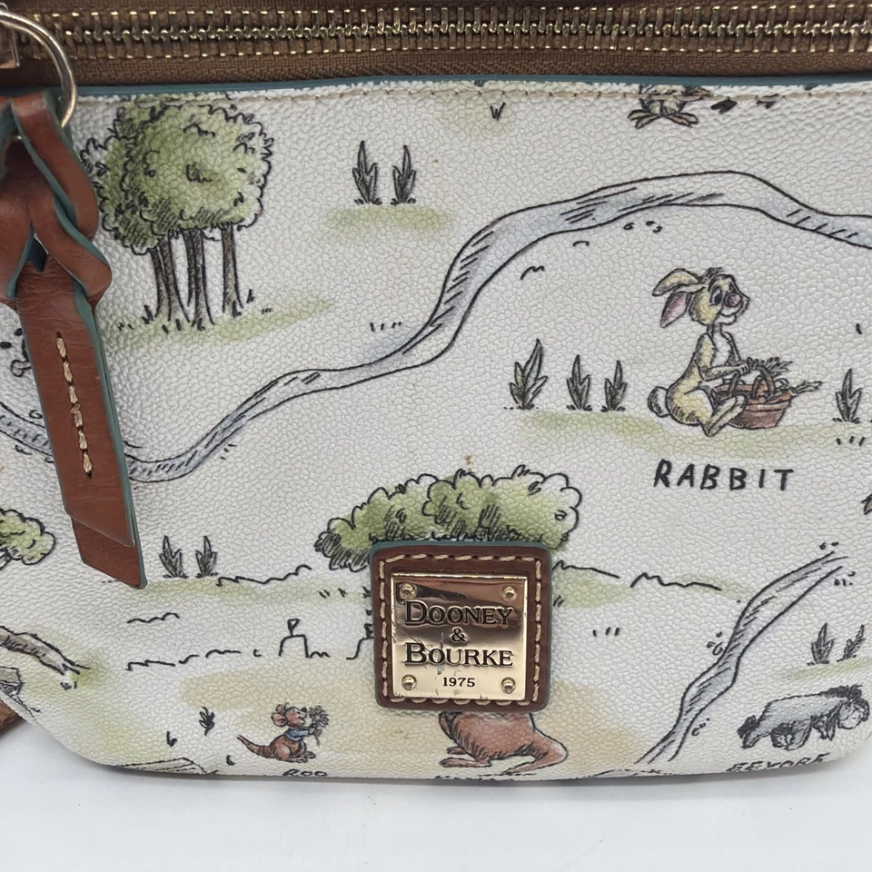 Mini Mochila Dooney & Bourke Disney Winnie The Pooh Mapa de Madera de Cien Acres Foto 2 de 4
