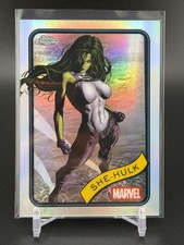 2025 Topps Chrome Marvel #110 She-Hulk Refractor