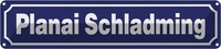 Blechschild 10X46 Cm Planai Schladming StraßEnschild Deko Geschenk Metall Schild