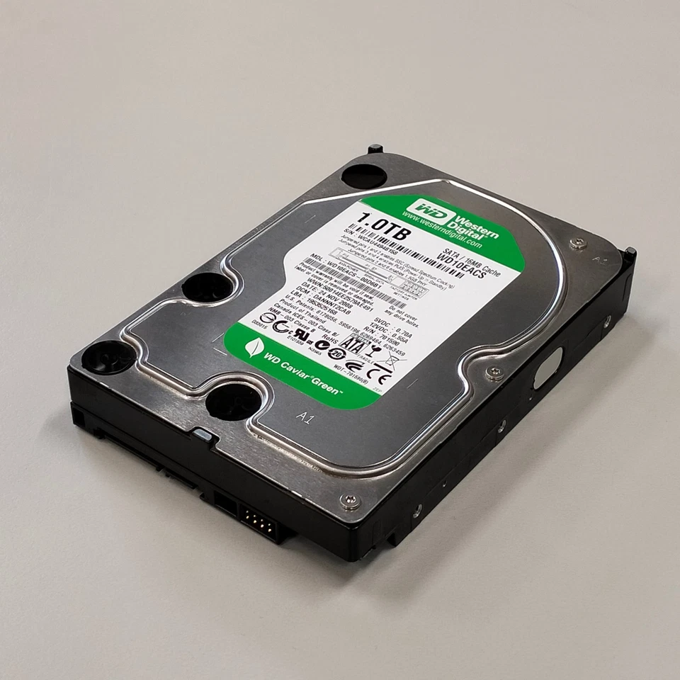 WD Caviar Green 1TB 3.5" SATA HDD 7200 RPM 3Gb/s 16MB Cache Hard Drive WD10EACS - Image 3 of 4