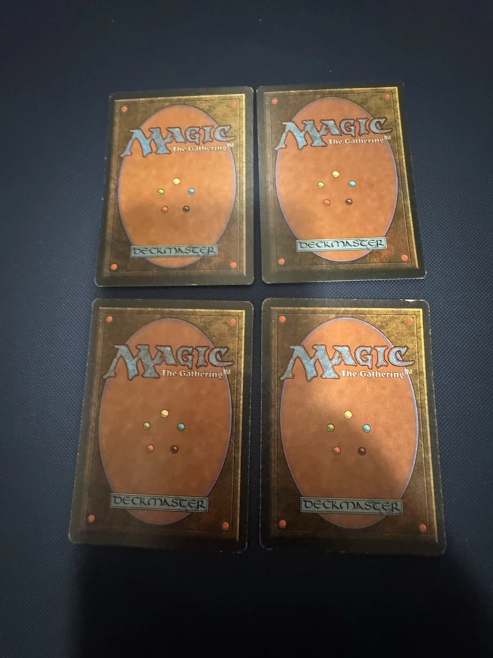 Lightning Bolt X4 Revised Edition LP Lightly Played MTG Magic the Gathering - Image 2 of 3