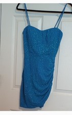 Blue i Bodycon Mini Dress