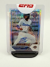 Jackson Chourio Topps 2023 Topps Pro Debut Autographs Sparkle # AU