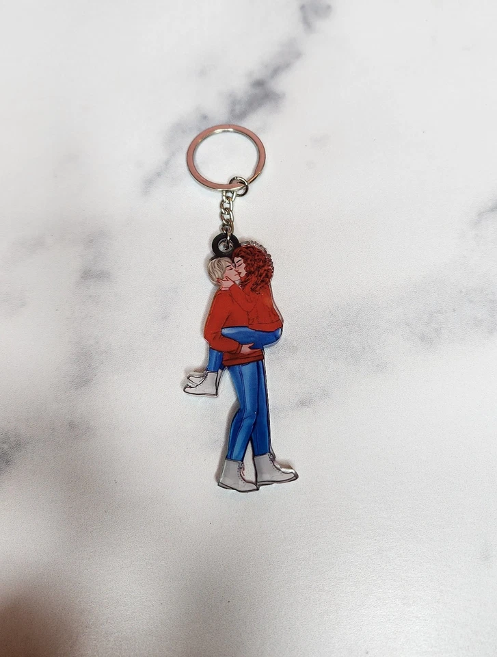 Lote de llaveros para besos de pareja llavero acrílico regalos, regalos de fiesta, San Valentín Foto 3 de 4