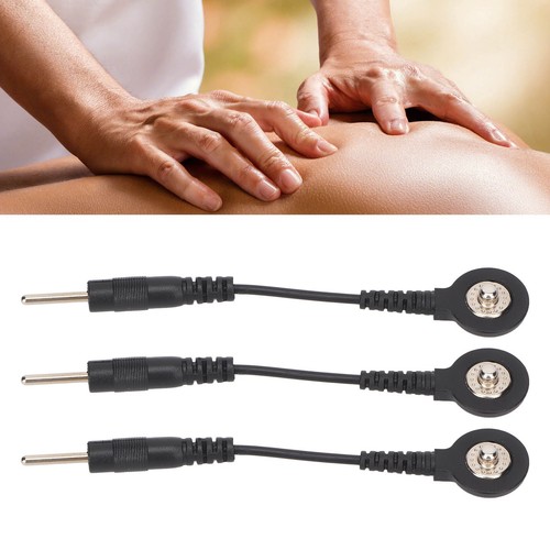 20pcs Black Snap Electrode Wire Electrode Lead Wires For TENS Machine Digita TPG - Picture 20 of 24
