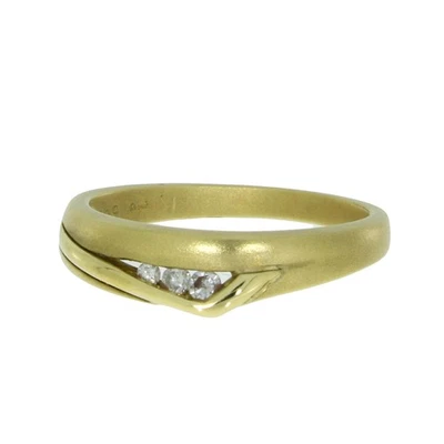 Brillantring Gelbgold 585/- 0,09 ct Gr. 58 - Bild 1 von 4