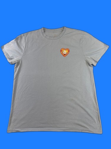 Birdwell Beach Britches Graphic Tee L Gray Cotton Regular Fit Short Sleeve