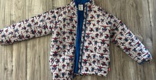 Disney Store Spider-Man Puffer Jacket Size 7/8 Lightweight Jacket