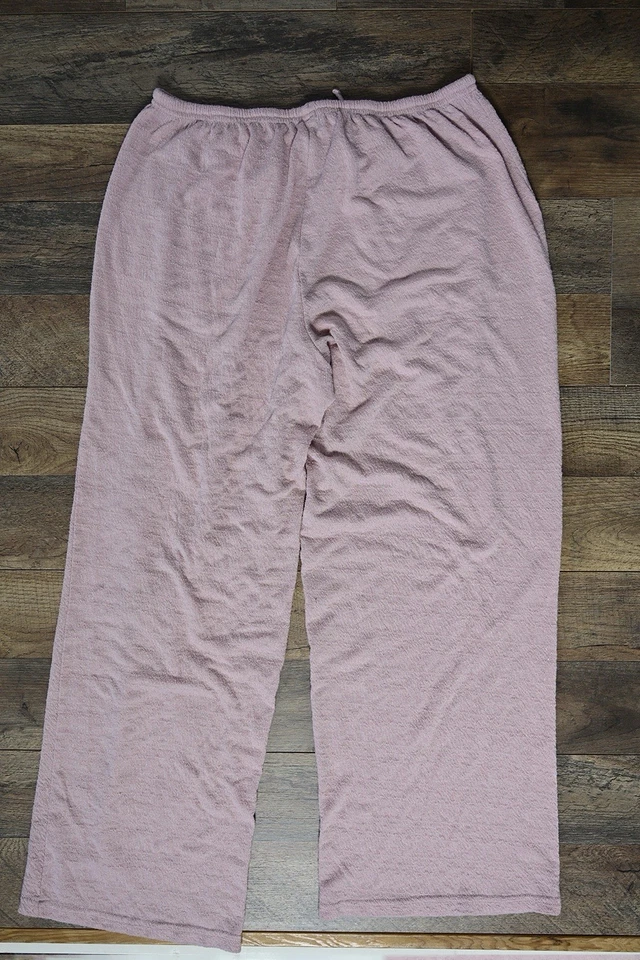 Danskin女式M.粉色针织无袖休闲服上衣和底部套装 — 第 4/4 张图片