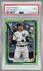 142465592 Aaron Judge 2024 Bowman #7 Neon Green /399 PSA 9