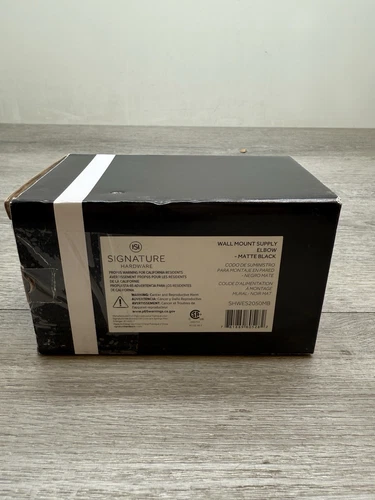 Signature Hardware SHWES2050MB Swivel Water Supply Elbow & Bracket *Scratches* - Picture 1 of 3