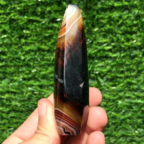 120G Raro Patrón Ágata Cuarzo Forma Libre Cristal Mineral Muestra Curación - Imagen 14 de 14