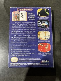 IronSword: Wizards & Warriors II (Nintendo Entertainment System, 1989) CIB