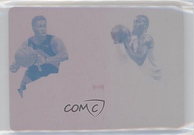 2020-21 Panini Immaculate Printing Plate Magenta 1/1 Jaylen Brown Kyle Lowry i4d