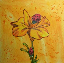 Abstract Collage Art Mixed Media Art 6x6in