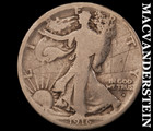 1916-D Walking Liberty Half Dollar - Scarce Semi-key Better Date #B9241