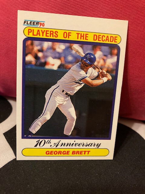 ♤大型♠︎美品♠︎グレートフルデッド♠︎90s ♠︎ビンテージ♠︎ブラックライト♠︎ 1990 Fleer Players of the Decade George Brett Error NR-MT | eBay