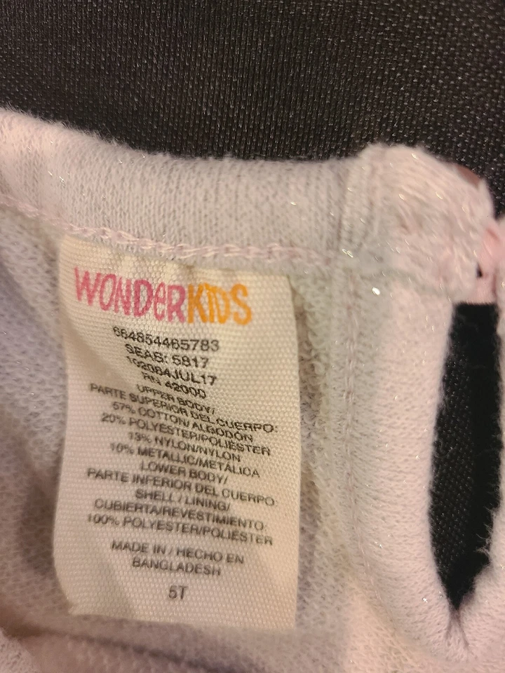Vestido rosa claro Wonder Kids usado talla 5T Foto 2 de 4