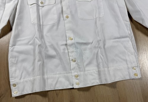 Vintage Soviet Union MVD Police White Shirt Uniform Ministry of Interior Size 42 - Picture 3 of 13
