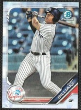 Isiah Gilliam 2019 Bowman Chrome Draft Refractor #BDC146 Yankees Rookie Parallel