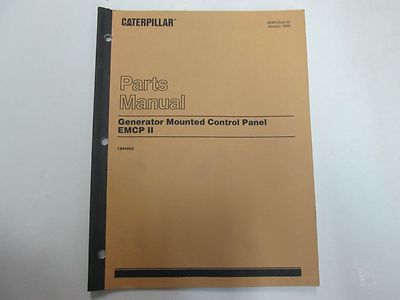 Caterpillar Generator Mounted Control Panel EMCP II Parts Manual FACTORY OEM 