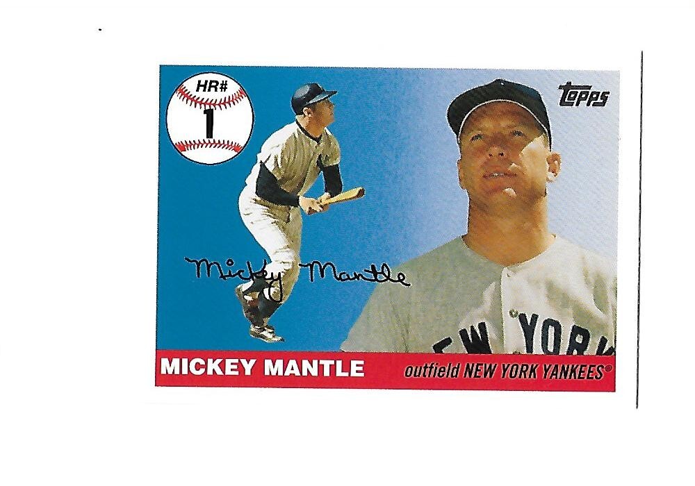 2006 Topps MICKEY MANTLE Homerun History (Yankees) MHR# 1 | eBay