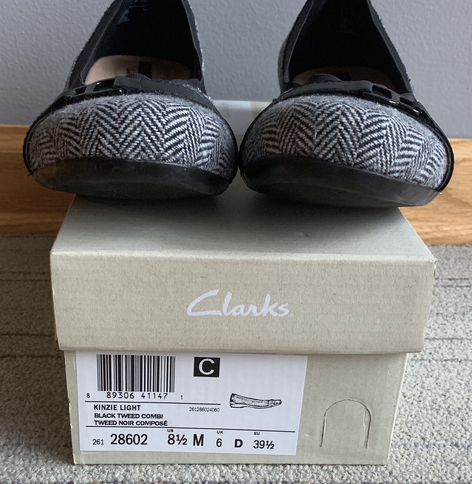 clarks kinzie light tweed