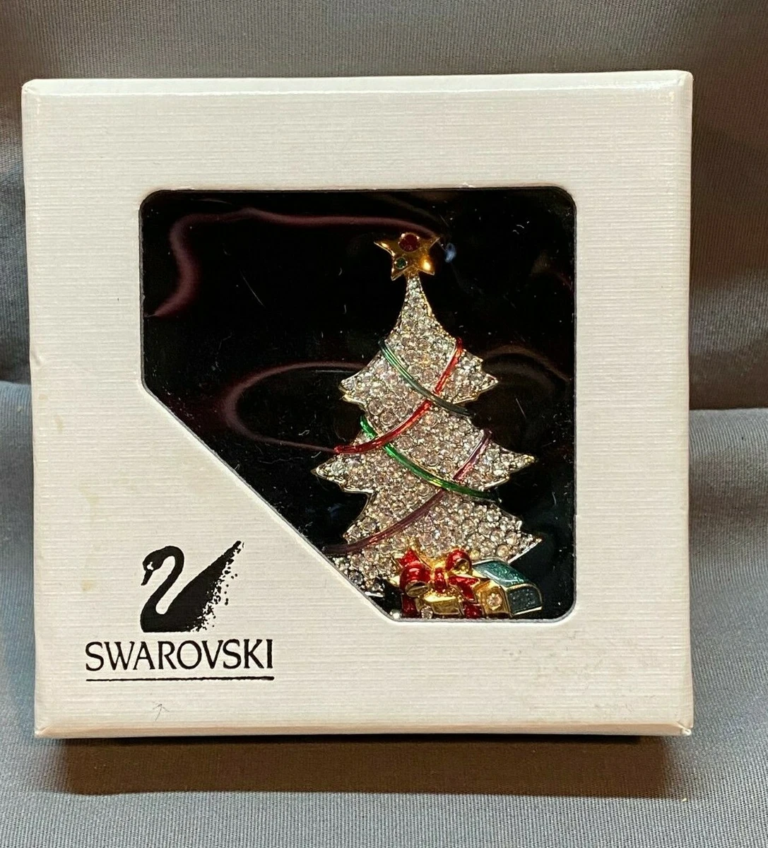 Crystal Christmas Tree Pin