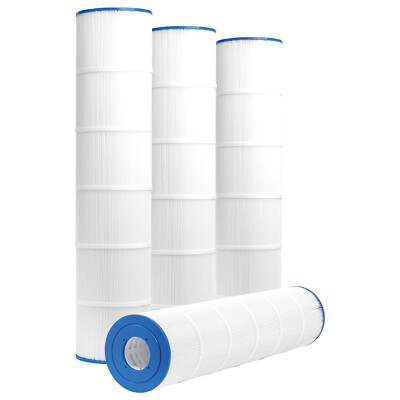 XtremepowerUS Pool Filter Replacement Cartridge 4-PACK X 130 sq.ft. OD: 32'' x 7''