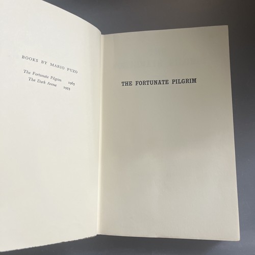 The Fortunate Pilgrim Novel Hardcover Book By Mario Puzo (First Edition) 1964 - Picture 6 of 15