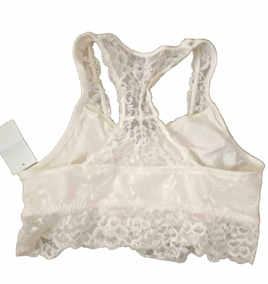 Motherhood Intimates Womens Nursing Bra Lace Ivory Maternity Pregnancy SZ M NEW - Image 2 of 4