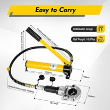 Tubo rame 360° 6T V-TH contorno pressa radiale utensili manuali pinza idraulica