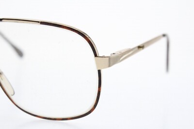 VTG American Optical AO Safety Z87 YP 15 Gold Tortoise Frames
