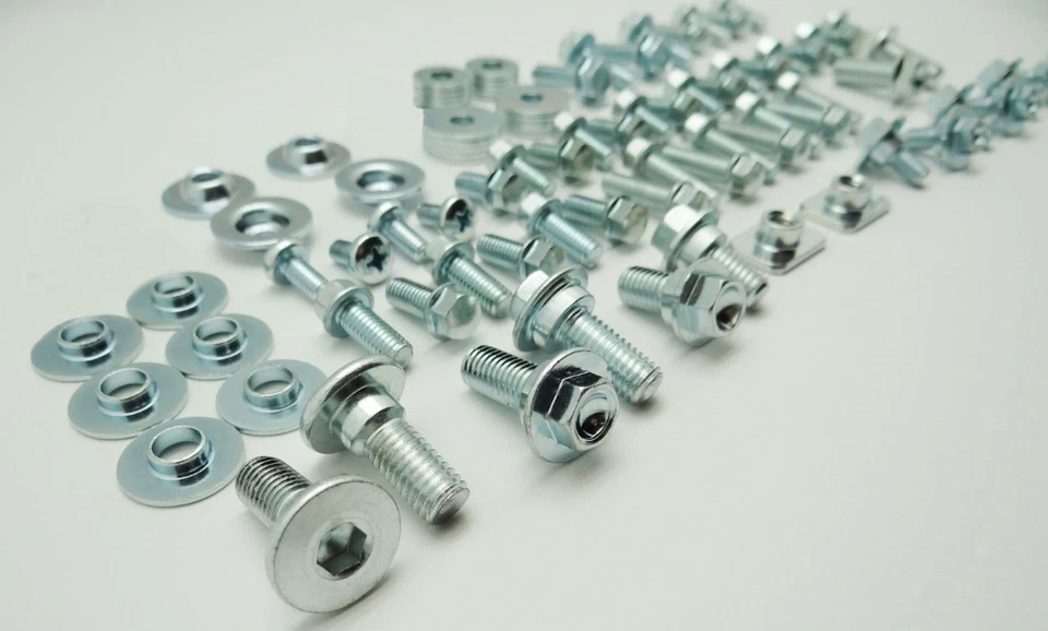 PLASTICS BODY BOLT KIT KAWASAKI KX60 KX65 KX80 KX85 KX100 KX125 KX250 KX500 - Image 2 of 4