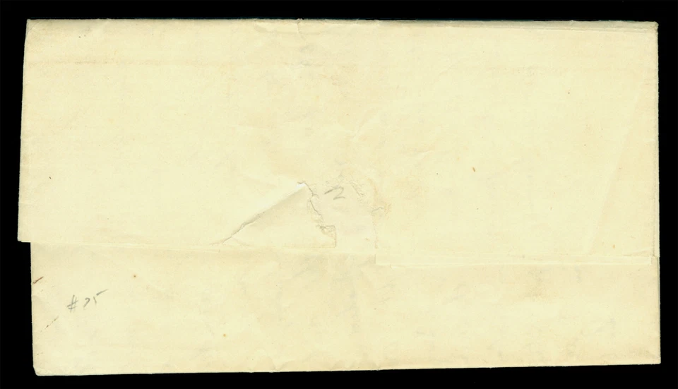 US 1857 Washington 3c rose Sc# 25 on S.Carolina "Charleston DEC 3" cvr to Maine - Image 2 of 2