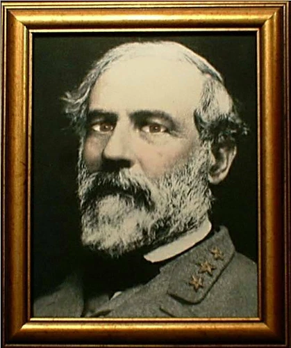 Haunted Spooky Civil War Photo "Eyes Follow You" Lee