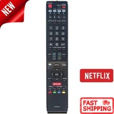 *NEW GB005WJSA (RRMCG005WJSA) Remote fit for SHARP AQUOS 3D LED Smart TV Netflix