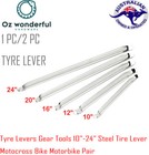 1PC/ 2PC Tyre Levers Gear Tools 10" TO 24" Steel Tire Lever Bike Motorbike car