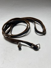 Genuine leather Strap for Camera and Binoculars length 1 m 30 cm Black.