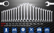 Workpro 22-piece Ratcheting Combination Wrench Set Metric 6-18mm Sae 14-34 Workpro 22-piece Ratcheting Combination Wrench Set Metric 6-18mm Sae 14-34