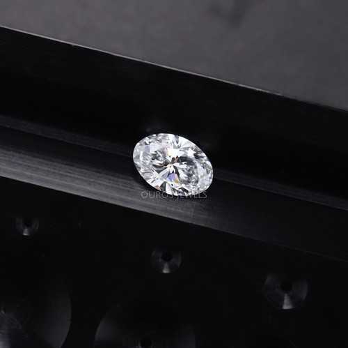 0.59 Carat Oval Cut Lab Grown Diamond Loose / Eco Friendly Oval Diamond For Her - Picture 8 of 10